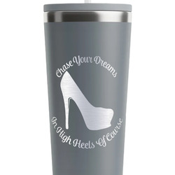 High Heels RTIC Everyday Tumbler with Straw - 28oz - Grey - Double-Sided