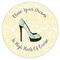 High Heels Icing Circle - Large - Single