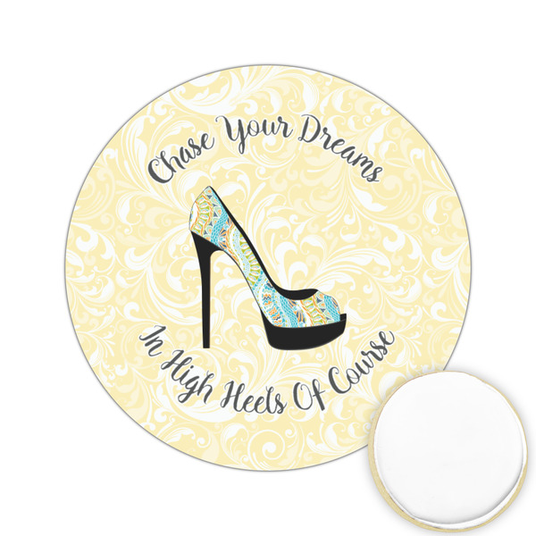 Custom High Heels Printed Cookie Topper - 2.15"