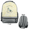 High Heels Large Backpack - Gray - Front & Back View