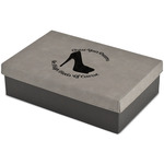 High Heels Large Gift Box w/ Engraved Leather Lid