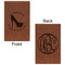 High Heels Leatherette Sketchbooks - Small - Double Sided - Front & Back View