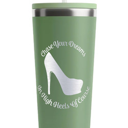 High Heels RTIC Everyday Tumbler with Straw - 28oz - Light Green - Double-Sided