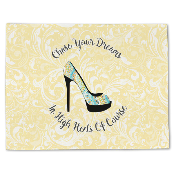 Custom High Heels Single-Sided Linen Placemat - Single