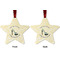 High Heels Metal Star Ornament - Front and Back