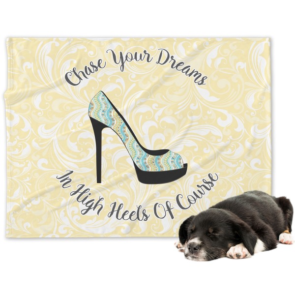 Custom High Heels Dog Blanket - Large