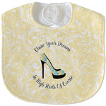 High Heels Velour Baby Bib