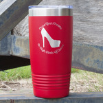 High Heels 20 oz Stainless Steel Tumbler - Red - Double Sided