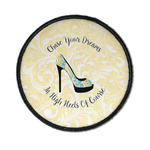 High Heels Iron On Round Patch