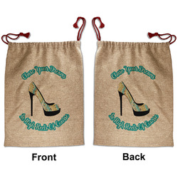 High Heels Santa Sack - Front & Back