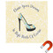 High Heels Square Car Magnet