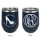 High Heels Stainless Wine Tumblers - Navy - Double Sided - Approval