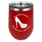 High Heels Stainless Wine Tumblers - Red - Double Sided - Front