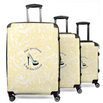 High Heels 3 Piece Luggage Set - 20" Carry On, 24" Medium Checked, 28" Large Checked