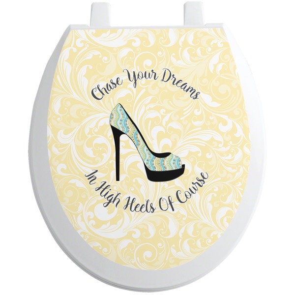 Custom High Heels Toilet Seat Decal