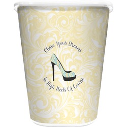 High Heels Waste Basket - Double Sided (White)