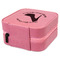 High Heels Travel Jewelry Boxes - Leather - Pink - View from Rear