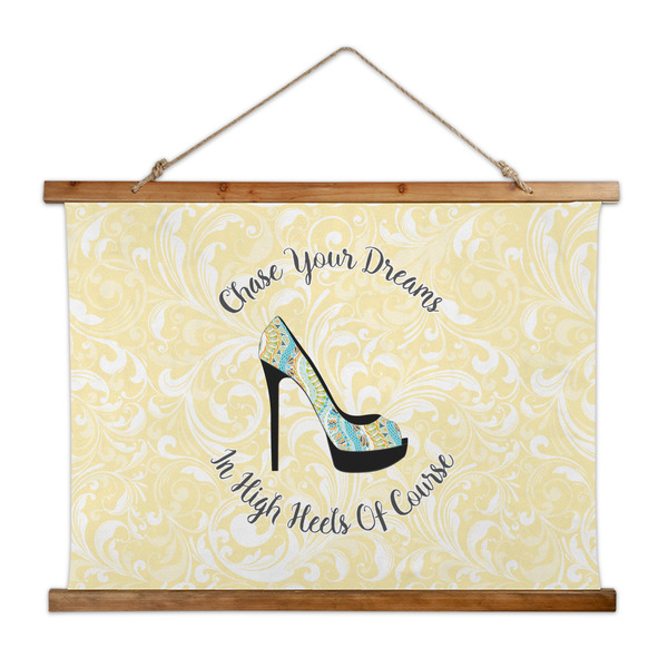 Custom High Heels Wall Hanging Tapestry - Wide