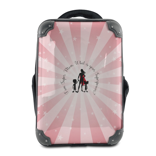 Custom Super Mom 15" Hard Shell Backpack