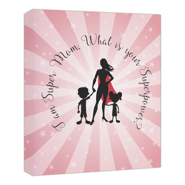 Custom Super Mom Canvas Print - 20x24