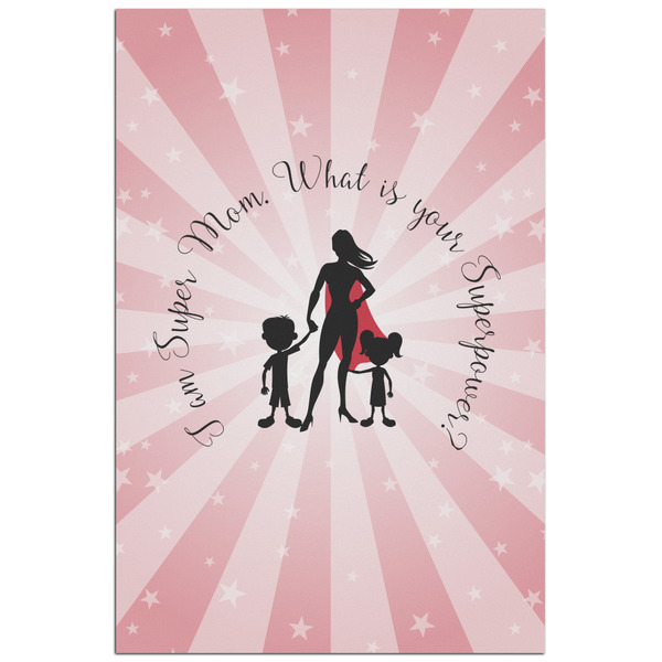 Custom Super Mom Poster - Matte - 24x36