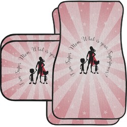 Super Mom Car Floor Mats Set - 2 Front & 2 Back