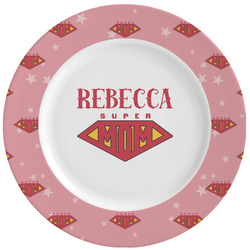 Super Mom Ceramic Dinner Plates (Set of 4)