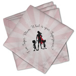 Super Mom Cloth Cocktail Napkins - Set of 4