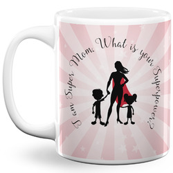 Super Mom 11 Oz Coffee Mug - White