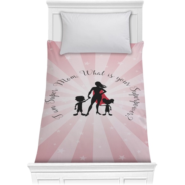 Custom Super Mom Comforter - Twin