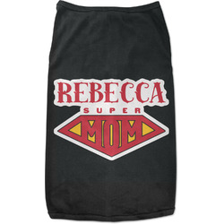 Super Mom Black Pet Shirt - XL
