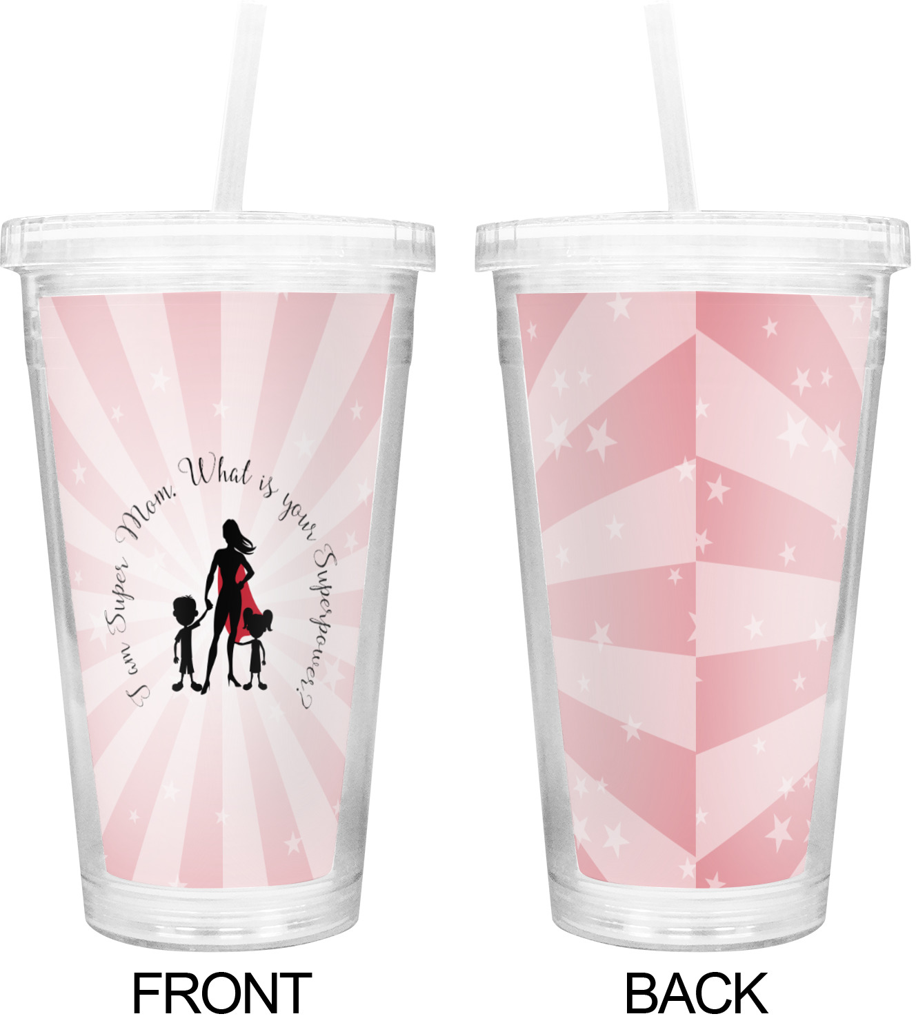 Established Mom Personalized 17oz Acrylic Insulated Tumbler