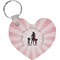 Super Mom Heart Keychain (Personalized)