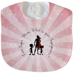 Super Mom Velour Baby Bib