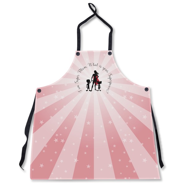 Custom Super Mom Apron Without Pockets