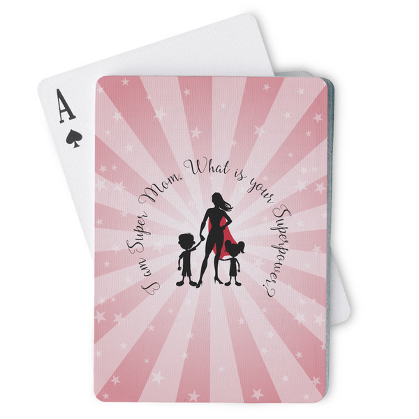 Custom Super Mom Playing Cards