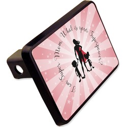 Super Mom Rectangular Trailer Hitch Cover - 2"