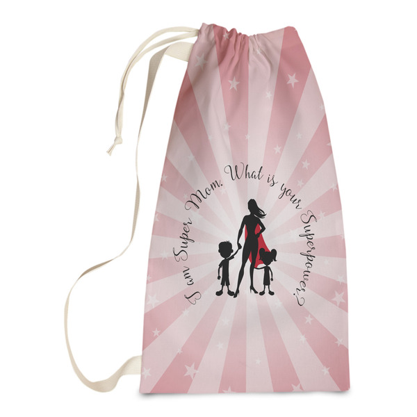 Custom Super Mom Laundry Bags - Small