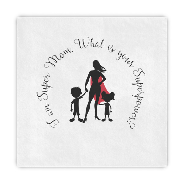 Custom Super Mom Decorative Paper Napkins