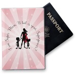 Super Mom Vinyl Passport Holder