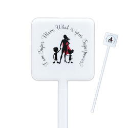 Super Mom Square Plastic Stir Sticks