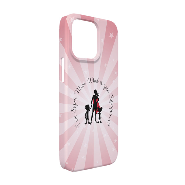 Custom Super Mom iPhone Case - Plastic - iPhone 13