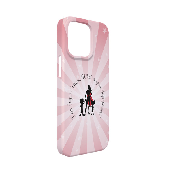 Custom Super Mom iPhone Case - Plastic - iPhone 13 Mini