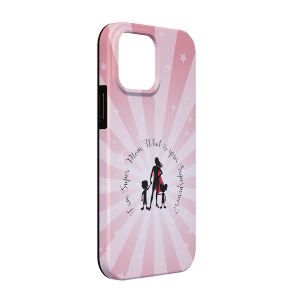 Custom Super Mom iPhone Case - Rubber Lined - iPhone 13 Pro