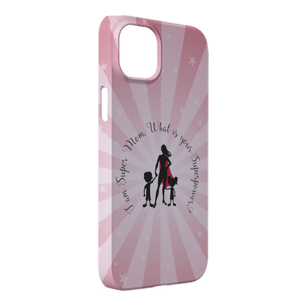 Custom Super Mom iPhone Case - Plastic - iPhone 14 Plus