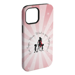 Super Mom iPhone Case - Rubber Lined - iPhone 15 Plus