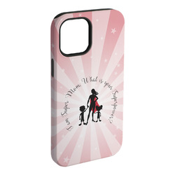 Super Mom iPhone Case - Rubber Lined - iPhone 15 Pro Max