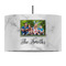 Family Photo and Name 12" Drum Lampshade - PENDANT (Fabric)