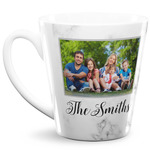 Family Photo and Name 12 oz Latte Mug