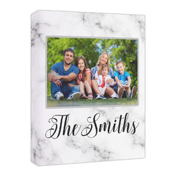 Family Photo and Name Canvas Print - 16" x 20"